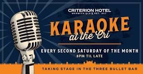 Karaoke at the Cri