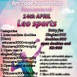 Bro code badminton Tournament