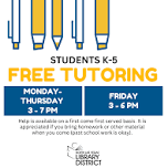 FREE Tutoring at the Alexander Library