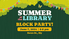 Summer at the Library Kickoff Block Party