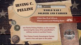 Irving C. Pelling - WWWI Solidier and Farrier