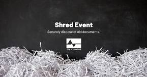 Rescheduled Spring Shred Event