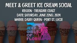 JGOF - Meet & Greet Ice Cream Social - Port St. Lucie