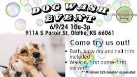 Dog Wash Event #3 AND Obedience Training Session