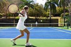 Women Tennis Game Practice