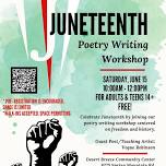 Juneteenth Poetry Writing Workshop