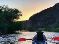 AMAZING SUNSET LOWER SALT RIVER  KAYAKING/PADDLE BOARD