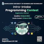 Intra-Intake Programming Contest || Intake 52 || Department of CSE BUBT