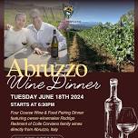 Abruzzo Wine Dinner featuring Colle Corviano