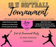 Salamanca Little League 12 U Fast Pitch Softball Tournament