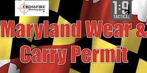 MARYLAND WEAR AND CARRY COURSE