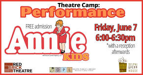 Theatre Camp performance of Annie, Kids