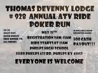 Annual ATV Ride & Poker Run