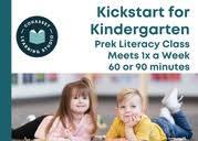 Kickstart for Kindergarten (90min) - PreK Literacy and Math Combo