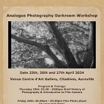 ANALOGUE PHOTOGRAPHY DARKROOM WORKSHOP