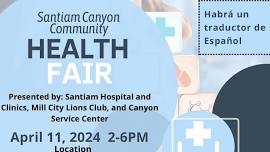 Santiam Canyon Community Health Fair