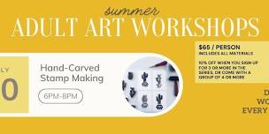 Teen & Adult Art Workshop - Hand Carved Stamp Making