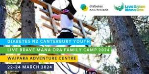 Diabetes NZ Canterbury Youth: Live Brave Mana Ora Family Camp 2024