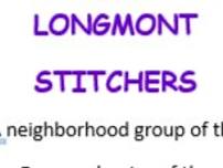 Longmont Stitchers getogether