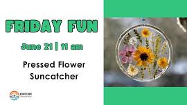 Friday Fun: Pressed Flower Suncatcher