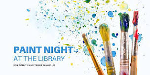 Paint Night at the Library