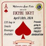 Lapeer Project Graduation Euchre Night