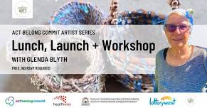 Glenda Blyth Basket weaving .Lunch,Launch workshop