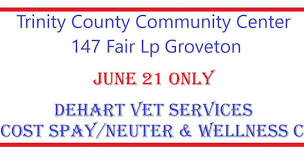 Dehart Vet Services Low Cost Spay/Neuter - Groveton Texas