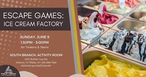 Escape Games: Escape the Ice Cream Factory (South Branch)