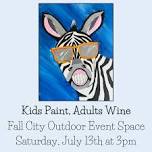 Summertime Kids Paint, Adults Wine