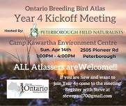 Ontario Breeding Bird Atlas – Year 4 Kickoff Meeting