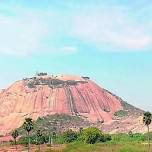 Morning Ride and Hike to Bhongir Fort and 300 ft Rappelling