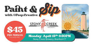 Groovy Lighthouse Paint & Sip @ Stony Creek Brewery in Branford, CT