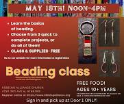 Beading Class for ages 10 and Up