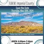 B.M.M. Imperial County May 30th, 2024