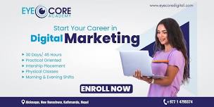 Dive into the world of Digital Marketing with Eyecore Academy!