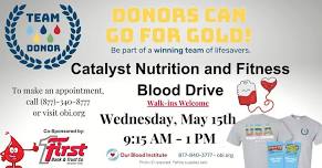 Catalyst Nutrition and Fitness Blood Drive