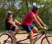 Tandem Biking on the Montour Trail