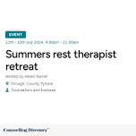 Summers rest therapist retreat