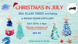 ONLY 12 SEATS LEFT -SEA GLASS TREE workshop at BOGUE SOUND DISTILLERY