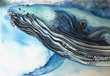 *NEW Whimsical Whales in Watercolour