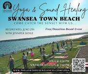 Yoga & Sound Healing at Swansea Town Beach