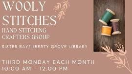 Sister Bay/Liberty Grove Library - Wooly Stitches: Hand Stitching Crafters Group