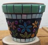 Mosaic Flower Pot