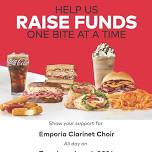 Emporia Clarinet Choir Arby’s Fundriaser