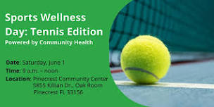 DETA Presents: Sports Wellness Day, Tennis Edition with Baptist Health