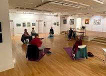 Chair Yoga in the Gallery in Newport