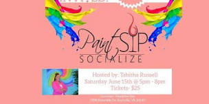 SIP  PAINT   SOCIALIZE,