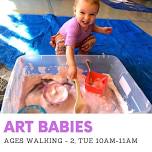 Tuesdays Parent-Child Baby Art Play Group for ages walking - 2.5