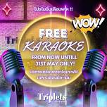 Triplets Eat & Play – Free Karaoke